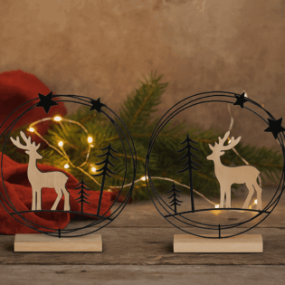 Aros decorativos “Bosque de Invierno”